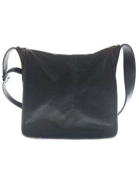 Chrome Hearts Mail Leather Shoulder Bag Black